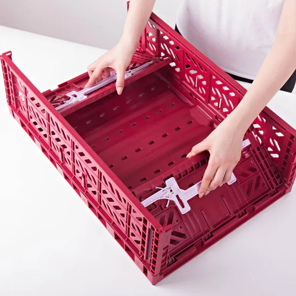 Aykasa Maxibox Comfort Lock Folding Crate 60x40x18 cm – Chilli Pepper
