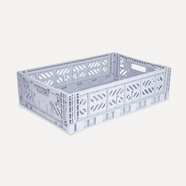 Aykasa Maxibox Folding Crate 60x40x15 cm – Gray