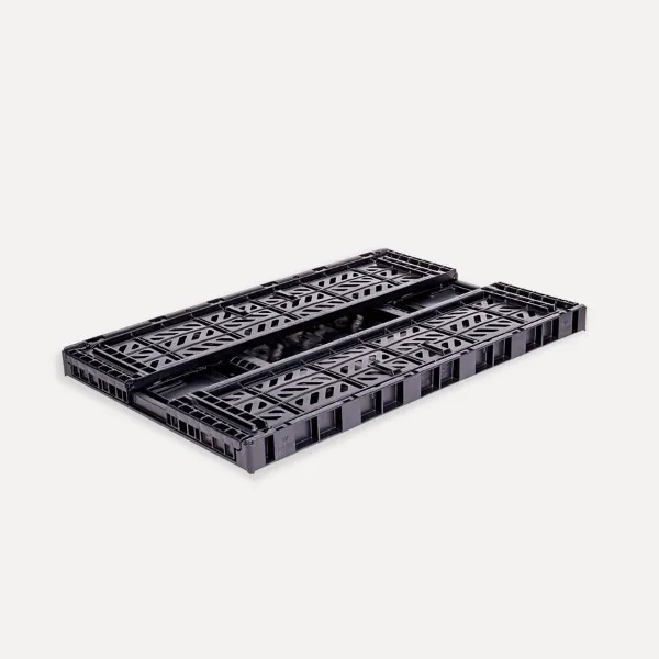 Aykasa Maxibox Folding Crate 60x40x18 cm – Black