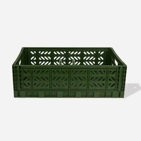 Aykasa Maxibox Folding Crate 60x40x18 cm – Khaki