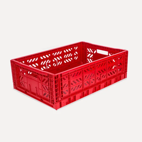 Aykasa Maxibox Folding Crate 60x40x18 cm – Red