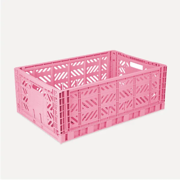 Aykasa Maxibox Folding Crate 60x40x22 cm – Baby Pink