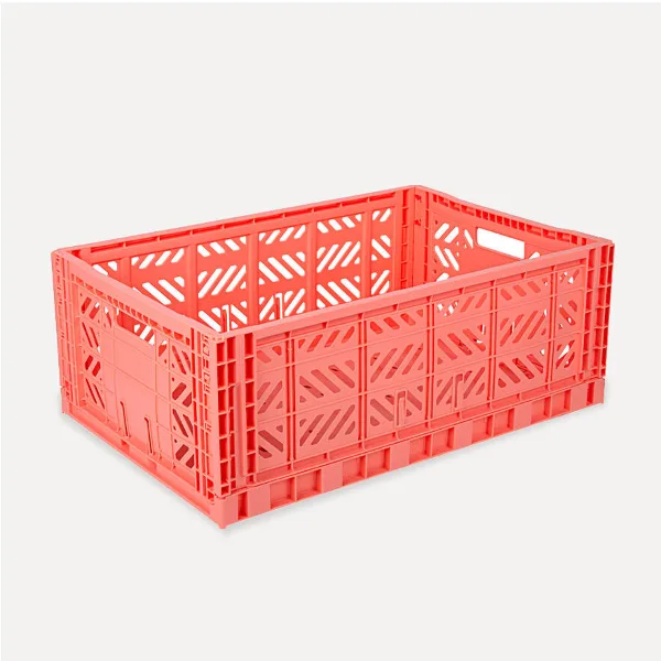 Aykasa Maxibox Folding Crate 60x40x22 cm – Salmon Pink