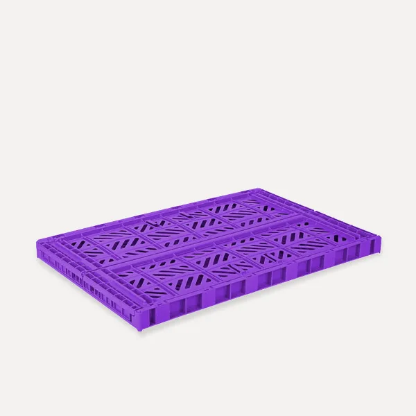 Aykasa Maxibox Folding Crate 60x40x22 cm – Violet