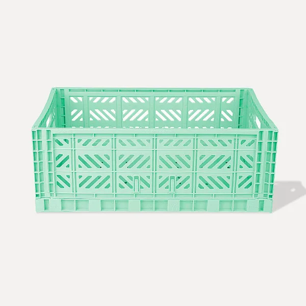 Aykasa Maxibox Folding Crate 60x40x22 cm – Warm Mint