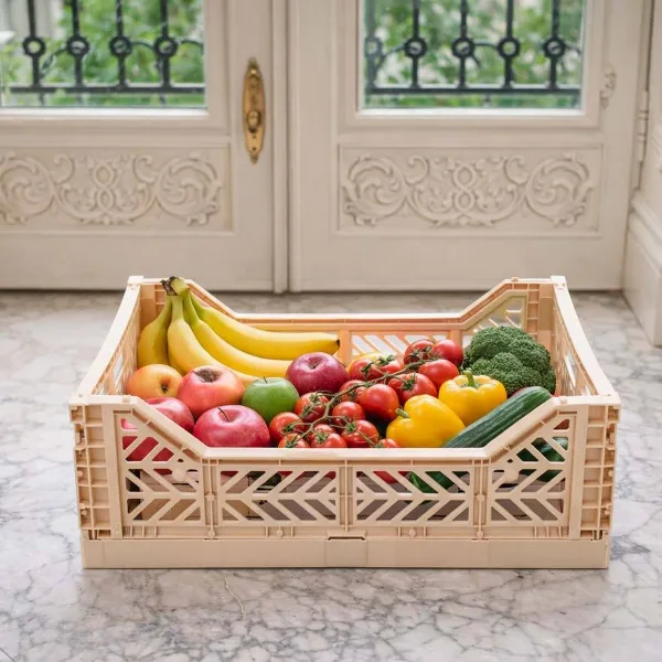 Aykasa Midibox Folding Crate 40x30x14 cm – Boulder