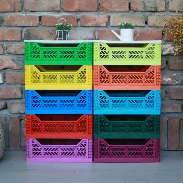 Aykasa Midibox Folding Crate 40x30x14 cm – Chilli Pepper