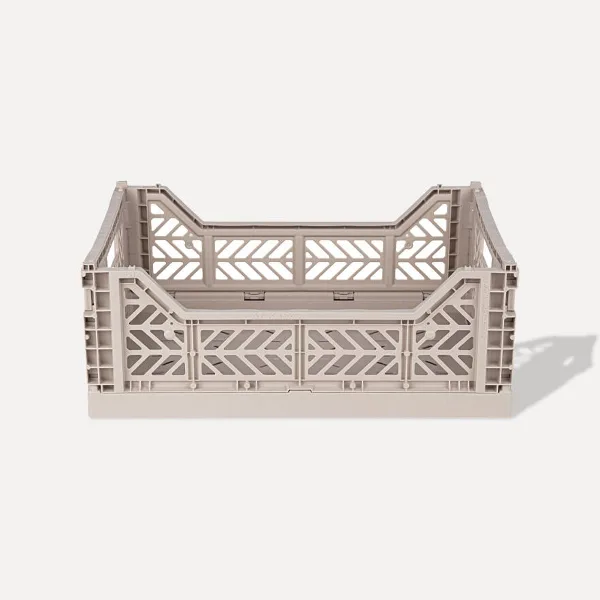 Aykasa Midibox Folding Crate 40x30x14 cm – Sand