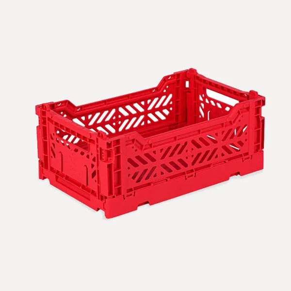 Aykasa Minibox Folding Crate 26x17x10 cm – Red