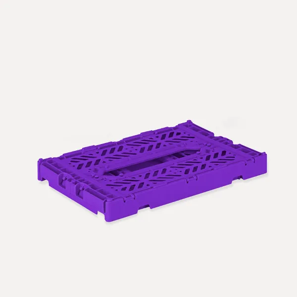 Aykasa Minibox Folding Crate 26x17x10 cm – Violet