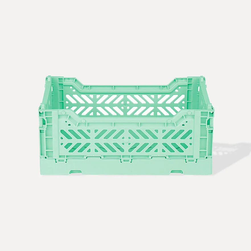 Aykasa Minibox Folding Crate 26x17x10 cm – Warm Mint