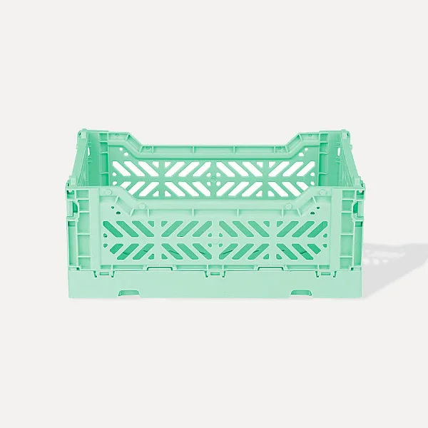 Aykasa Minibox Folding Crate 26x17x10 cm – Warm Mint